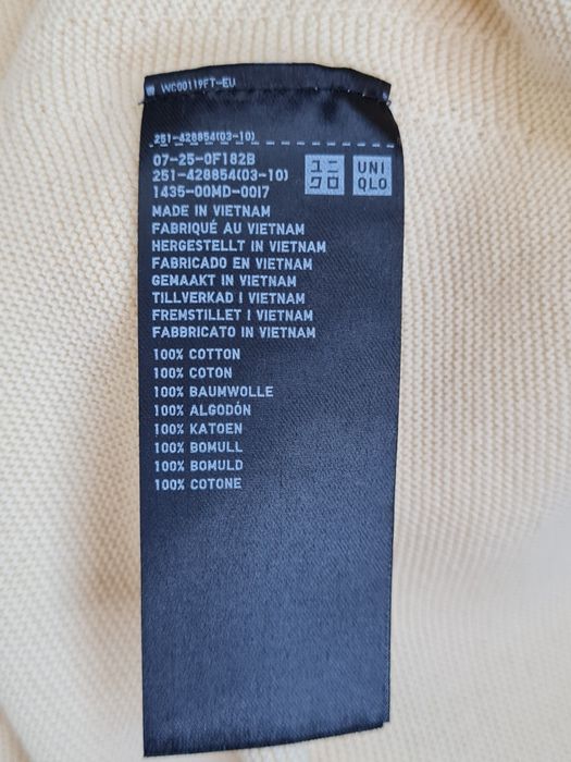 Бавовняний жіночий джемпер/светр Uniqlo (р M,L)
