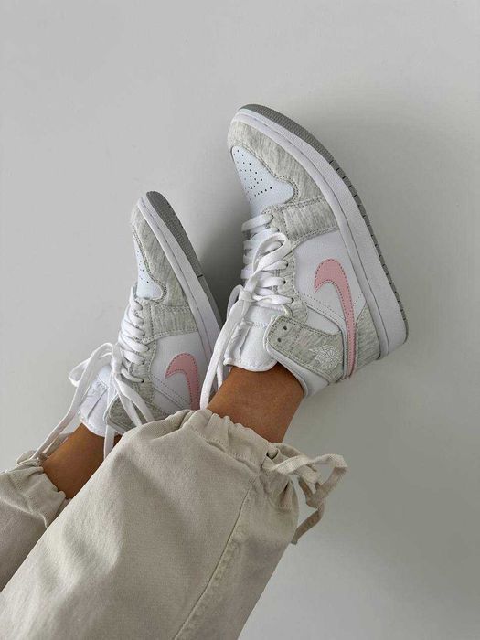 Кросівки Nike Air Jordan 1 High Heather Grey premium