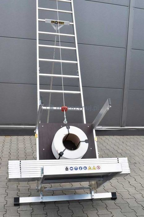 Drabina winda wciągarka dekarska DRABEST 12m Wysyłka gratis promocja