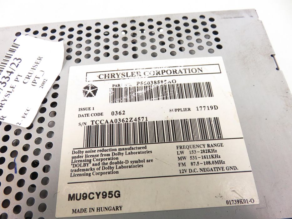 Radio Kaseta Chrysler Pt Cruiser (pt_)