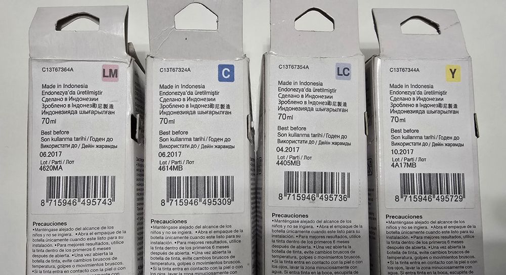 Tusze Epson t6732 t6734 t6735 t6736 4 szt