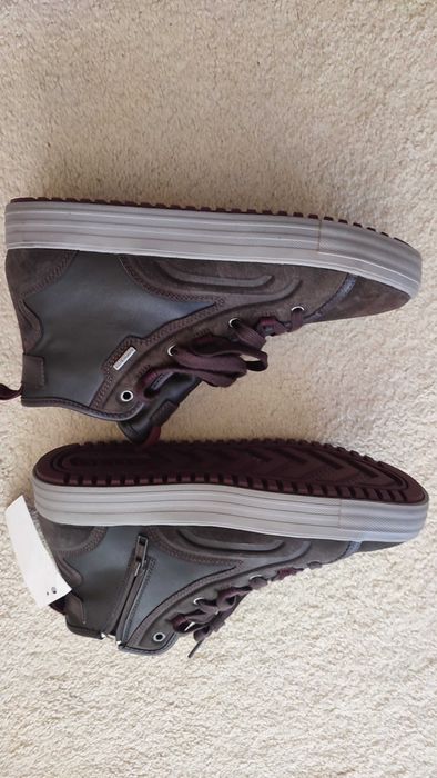 Geox buty dla chlopca nubuk wodoodporne Amphibiox Respira rozm 39