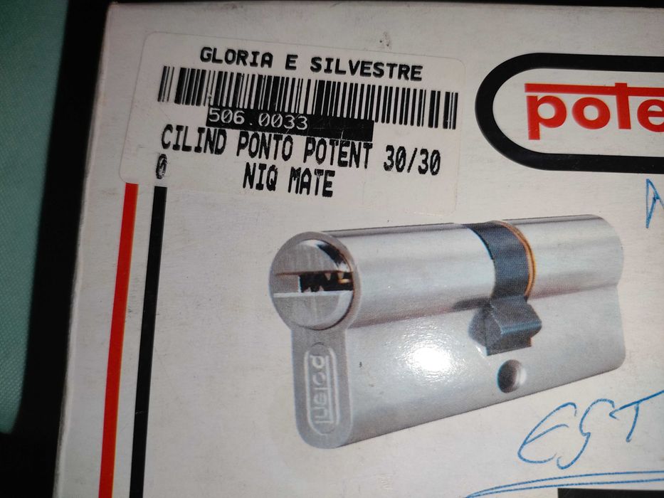 Canhão de fechadura de segurança