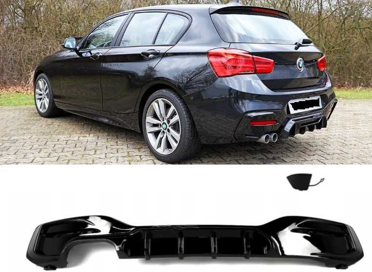 Dyfuzor Dokładka Spoiler BMW F20 F21 CZARNY POŁYSK