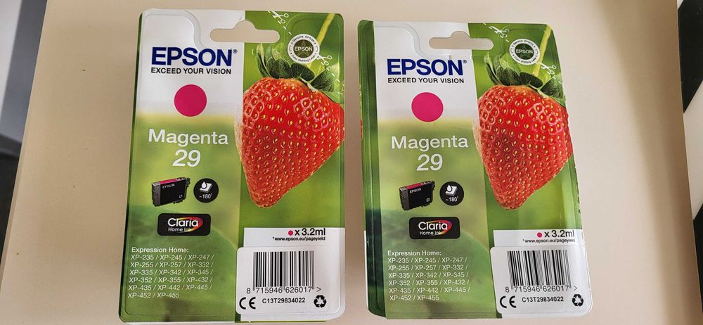 8 Cartuchos EPSON Selados - bom preço
