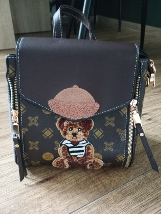 Modna torebka z Misiem Teddy | Brązowy | Stan Idealny