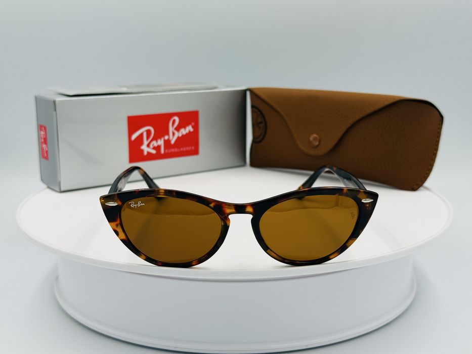 Солнцезащитные очки Ray-Ban Nina RB 4314 710/12 Havana-Brown 54мм стекло