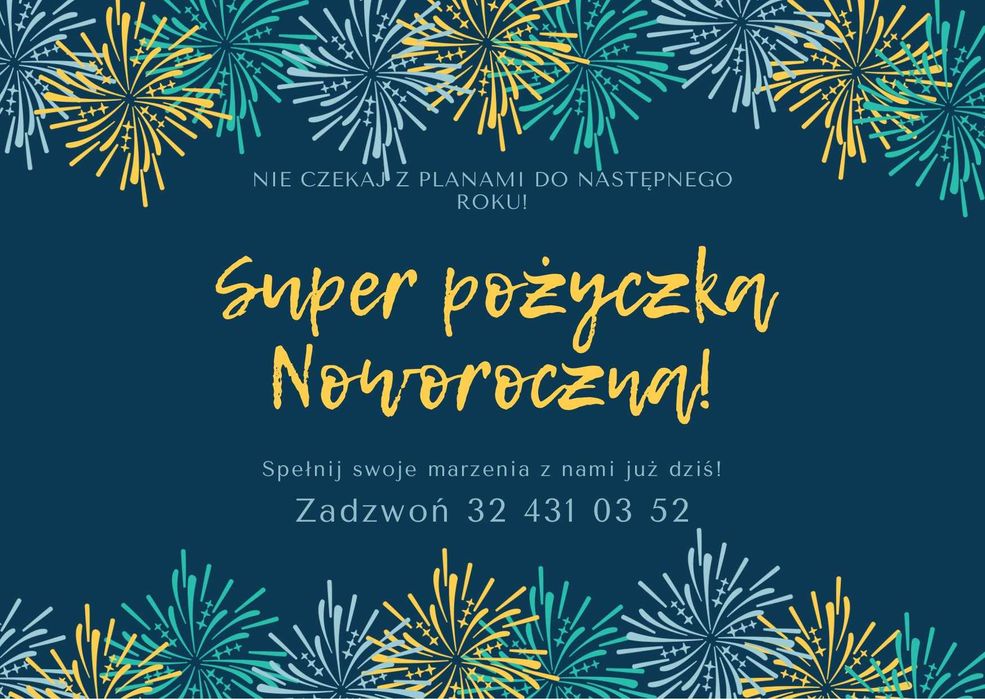 GOTÓWKA do ręki na ŚWIĘTA! Wypłata w 15 minut!