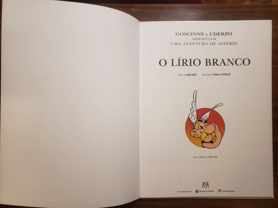 Astérix e Obélix - O Lírio Branco