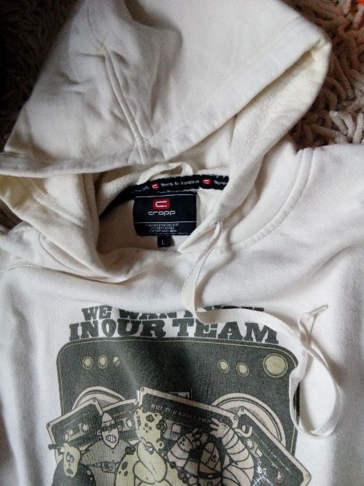 Cropp wygodna bluza z kapturem męska kangurka ciepła rozmiar L