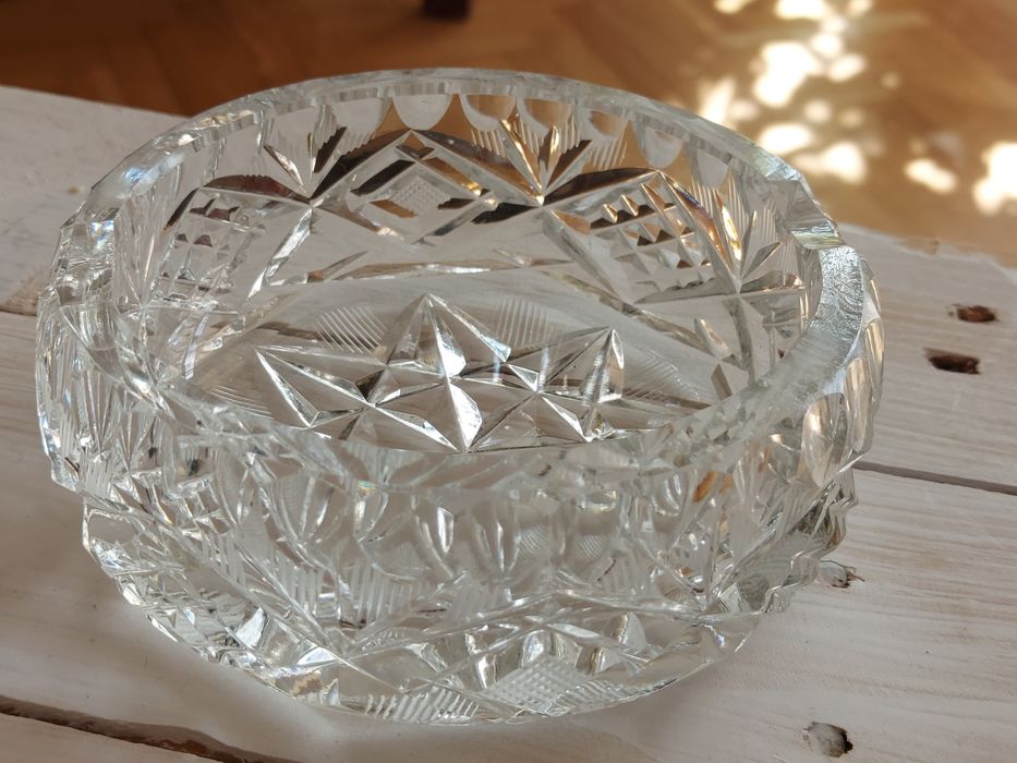 Popielniczka kryształowa