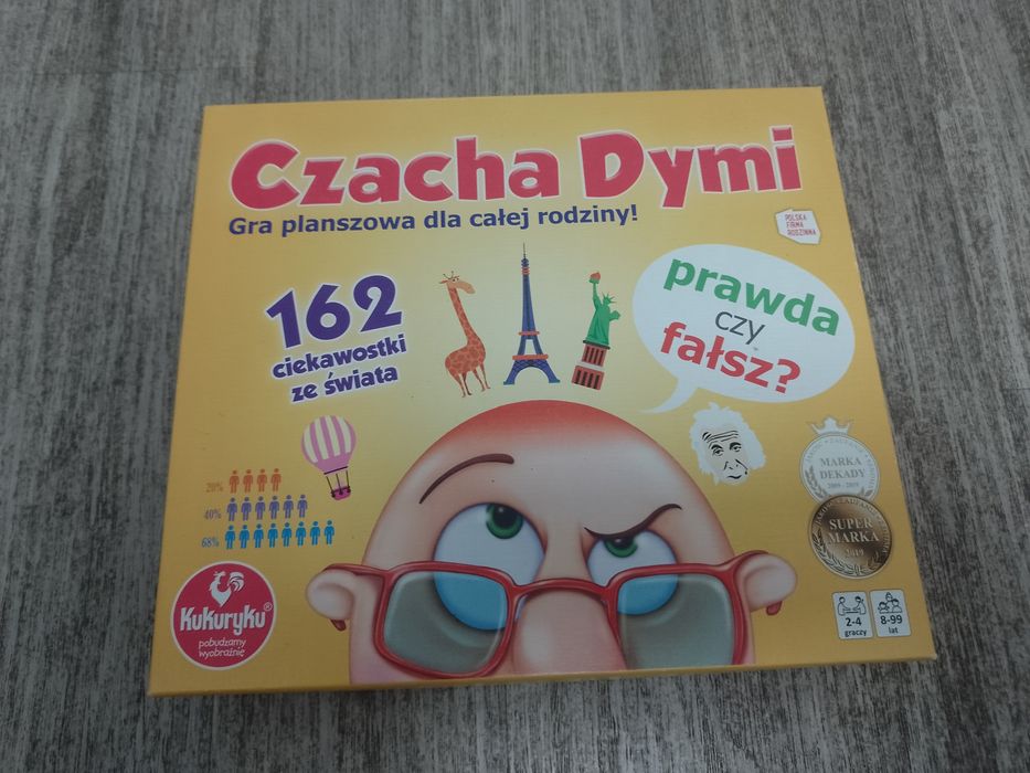 Sprzedam grę planszową .Czacha dymi-prawda czy fałsz.