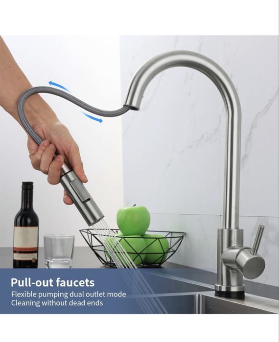 Bateria kuchenna z syciagana wylewka 360 bravix