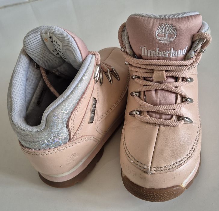TIMBERLAND roz. 27 skóra naturalna trapery na dziewczynkę super stan