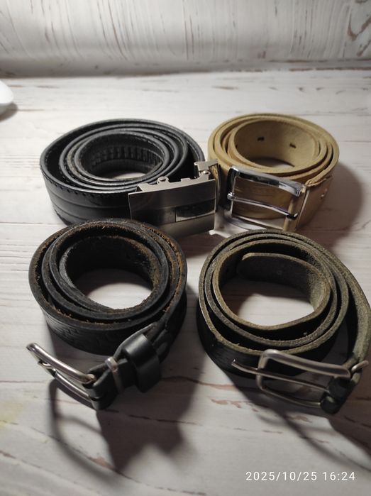 Ремни кожаные мужские