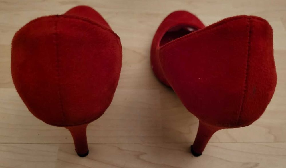 Sapatos salto alto, vermelho, Seaside, tamanho 35