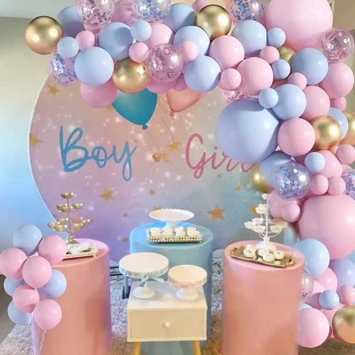 Стильна фотозона з повітряних куль. День народження, Baby Shower