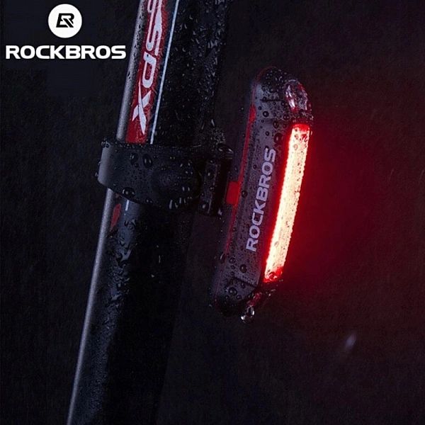 Lampka rowerowa tylna Rockbros A54BK - czarna