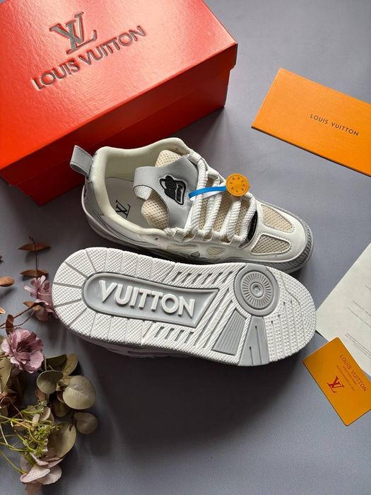 36-45 Louis Vuitton Skate Sneaker White Grey