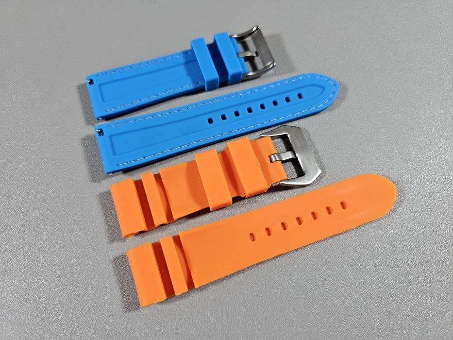 NATO ремінець 22 мм, Zulu, силіконовий ремінець 24 мм