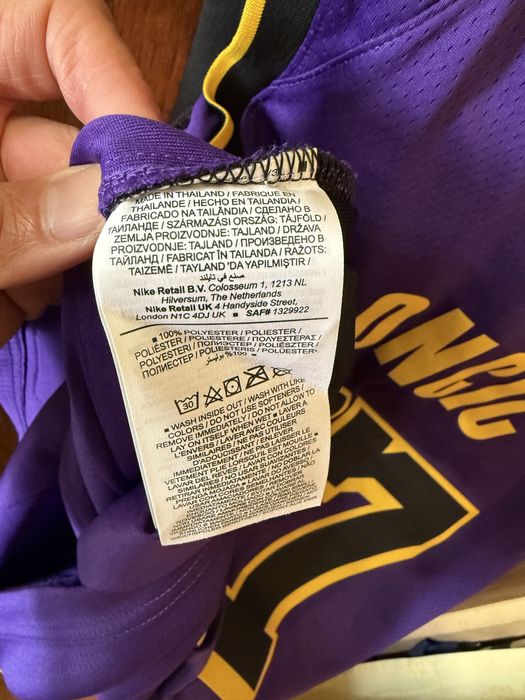 Camisola Lakers Jordan Swingman Statement edition L - Luka Dončić