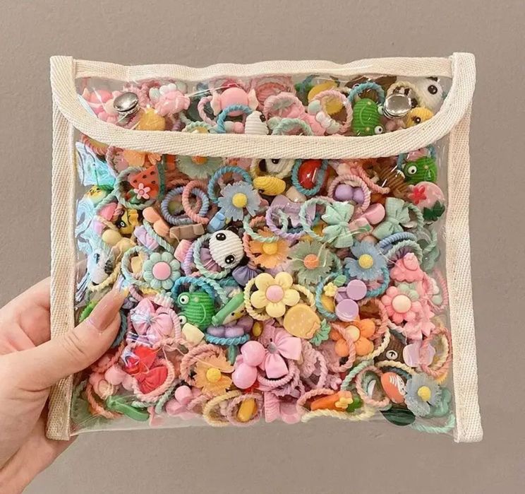 50 elásticos de silicone novos