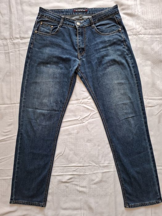 Spodnie Jeansowe W32 L30 42/103cm. PEAK&BEAN męskie rozmiar L.