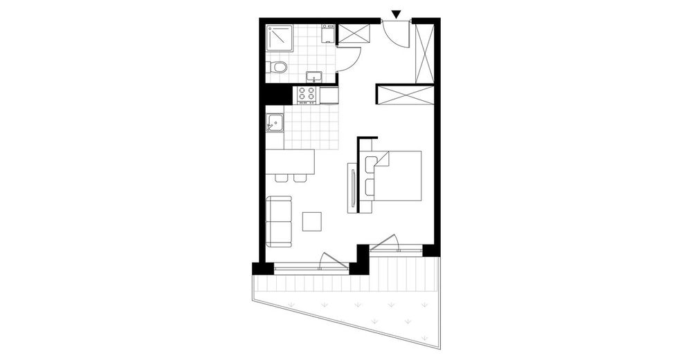 1-pokojowe mieszkanie 40m2 + ogródek Bez Prowizji
