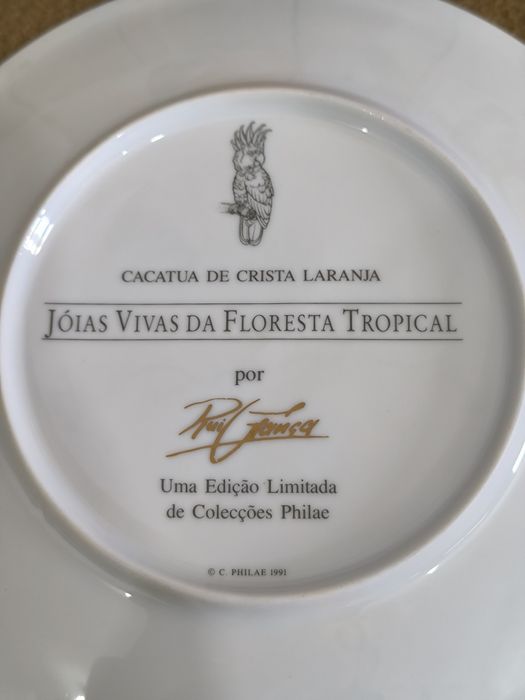 Prato Coleção Philae - Jóias vivas da floresta tropical (1991)