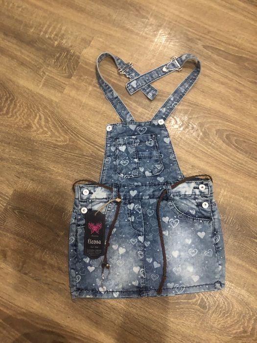Джинсовий сарафан для дівчинки