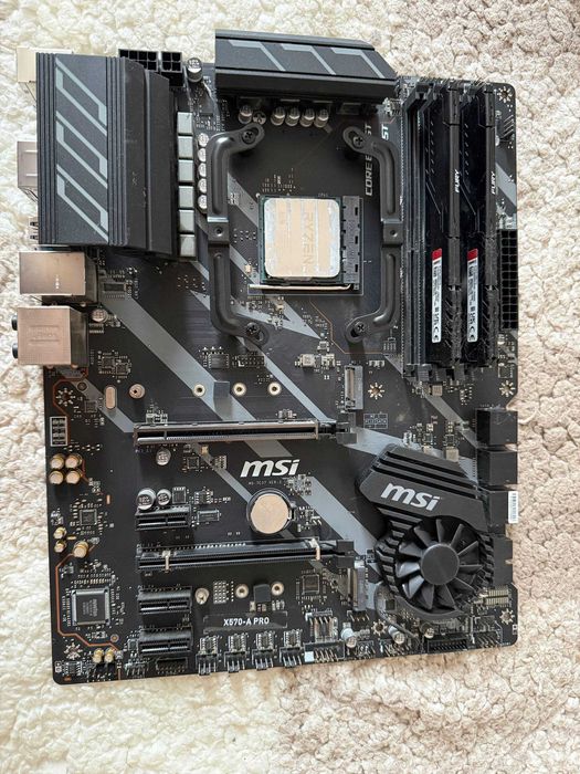 Материнська плата MSI X570-A Pro (sAM4, AMD X570, PCI-Ex16)