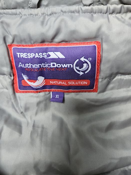 Trespass. 100% Puchowa kurtka. Nowa.bomberka .oversize /42. xl