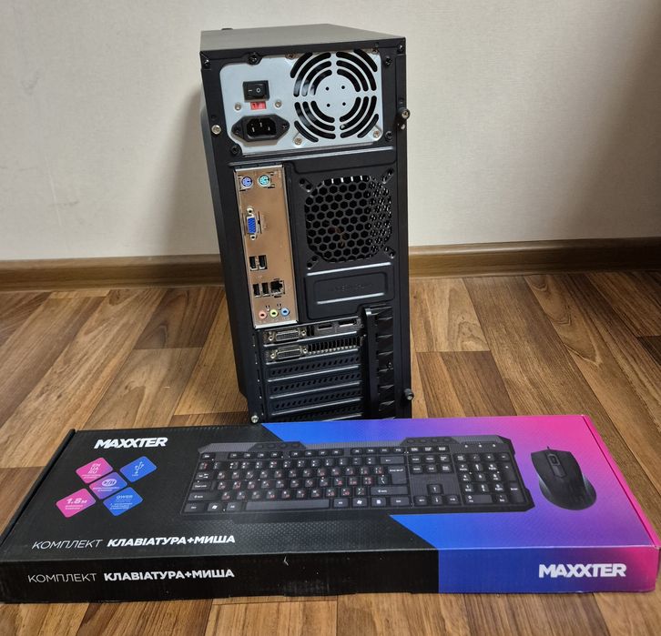 Компьютер комплект (системный блок + клавиатура+мышь) 4ядра/8гб