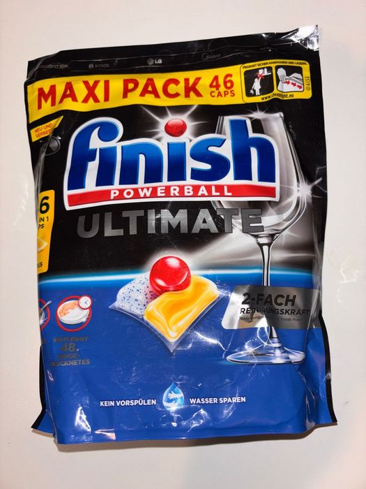 Kapsułki do zmywarki Finish