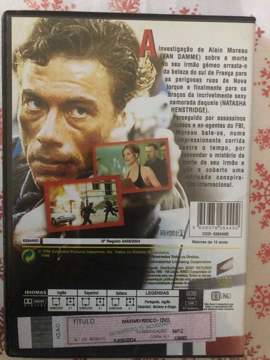 Maximum Risk (Máximo Risco) Van Damme