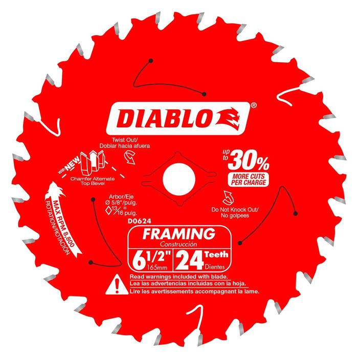 Диск Freud Diablo D0724 D0624 24 зуба D0740 40 зубів