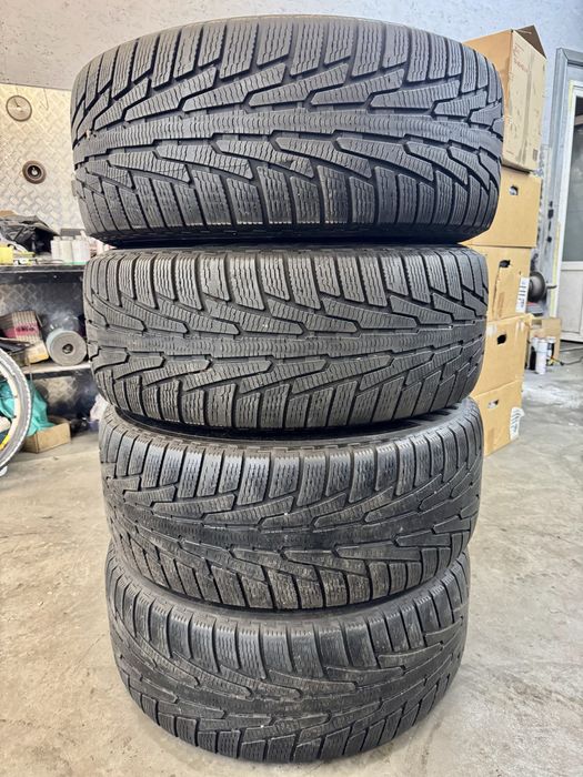 Диски r18 8j et 50 5x150 с шинами 286/60/18 nokian (зима) 4шт