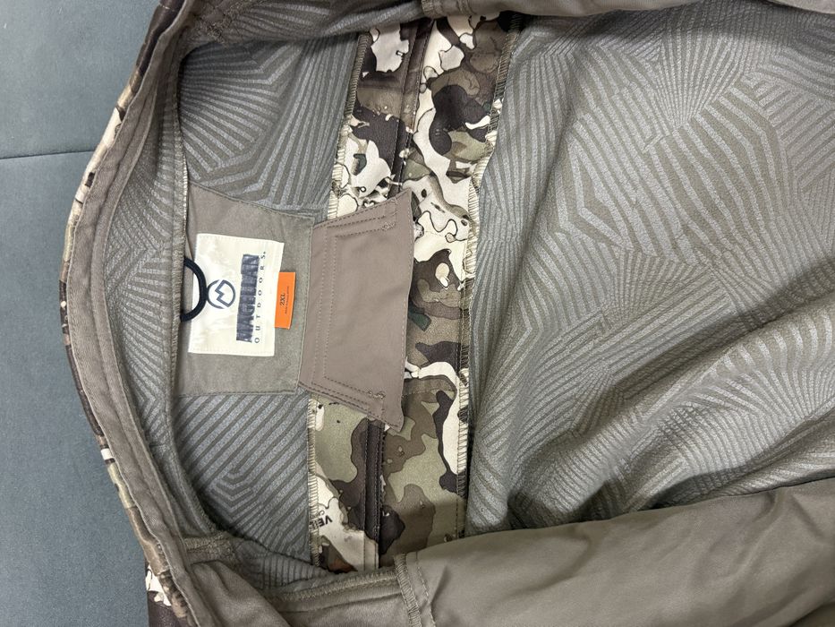 Softshell kurtka mysliwska moro leśna kamuflarz lesnicy las ciepla