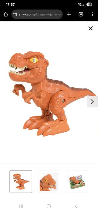 Dragon T-rex interaktywny dinozaur tyranozaur