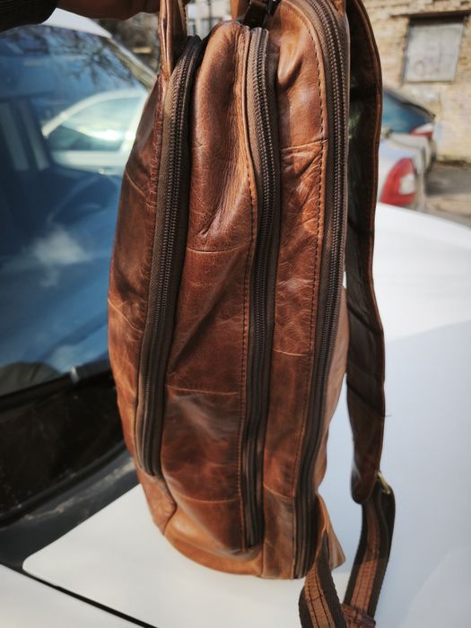 Шкіряний рюкзак, міський