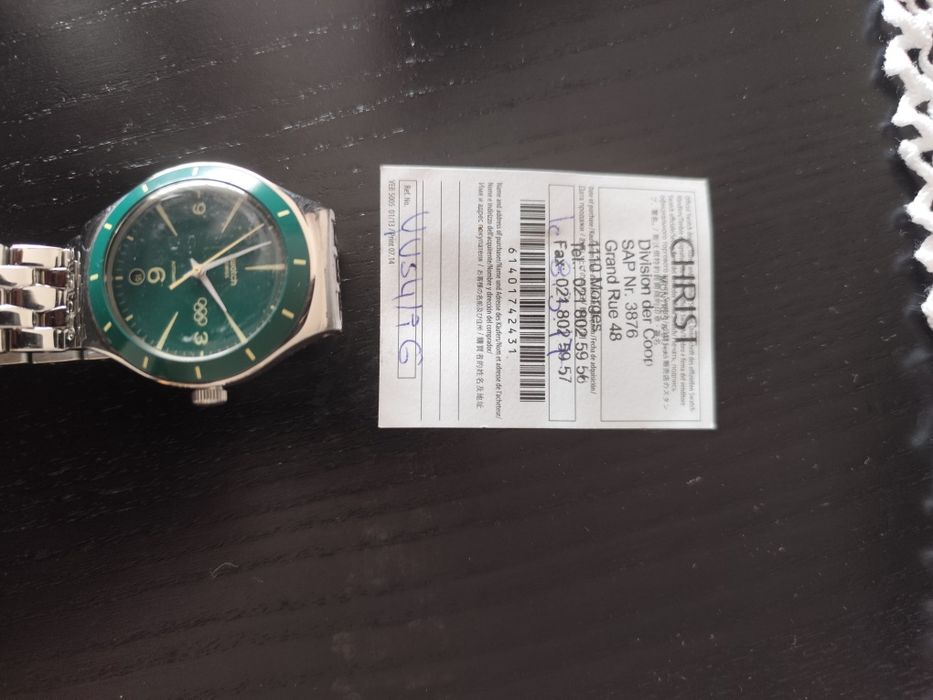 Vendo relógio da Swatch automático, edition especial com certificação.
