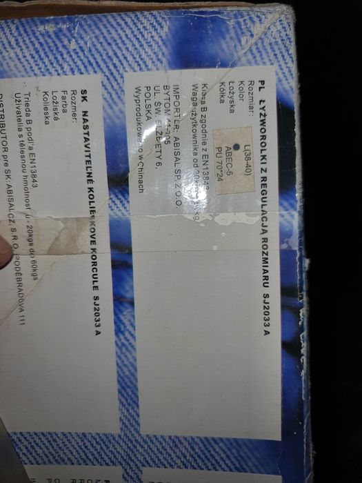 Rolki in line regulowane