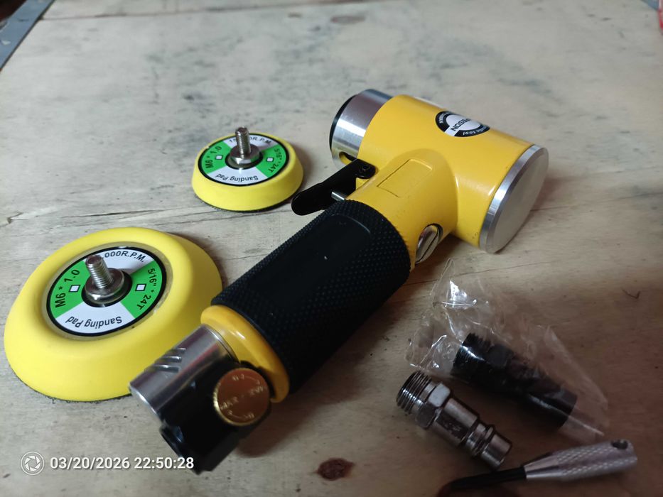 Mini lixadeira polidora orbital pneumática