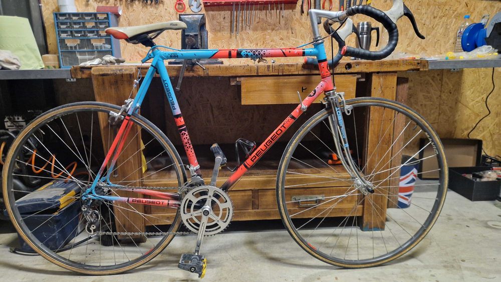 REZERWACJA - Stylowy francuski Rower Szosowy PEUGEOT vintage,unikatowy