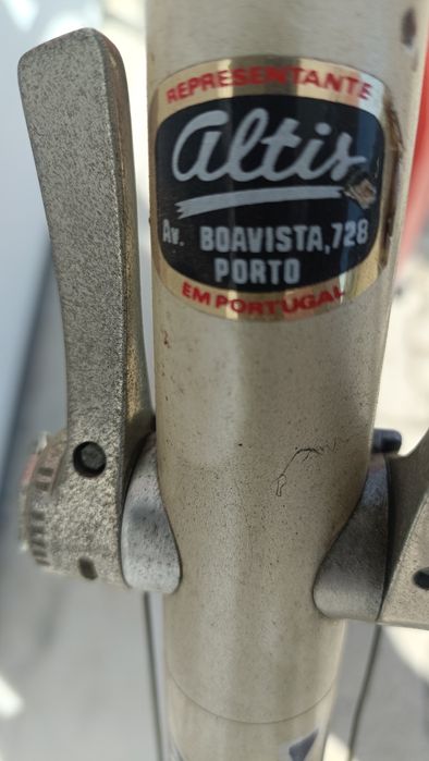 Bicicleta de ciclismo dos anos 90