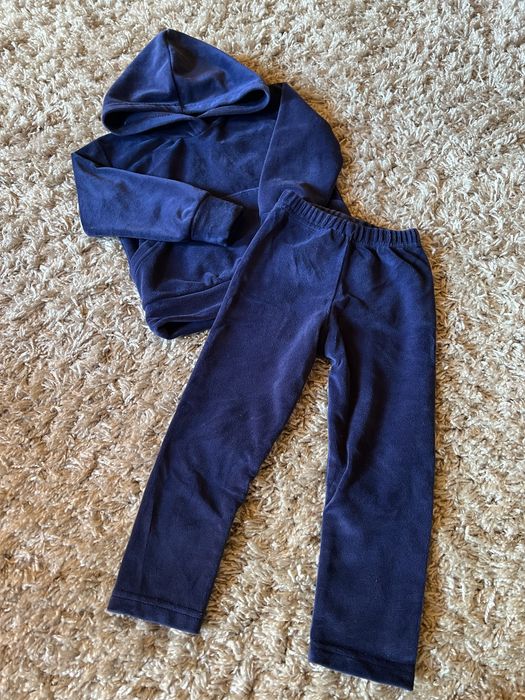 Костюм велюр (темно синій)