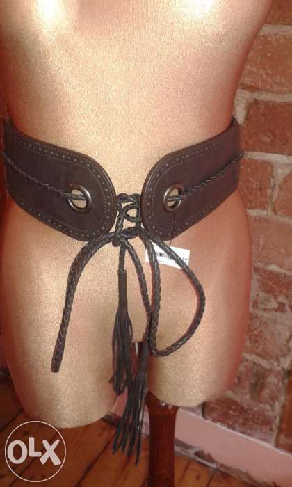 Pasek Guma frędzle Wiązany -Nowy