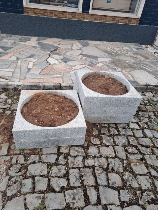 Arco granito de 65 cm para decoração ou canteiros