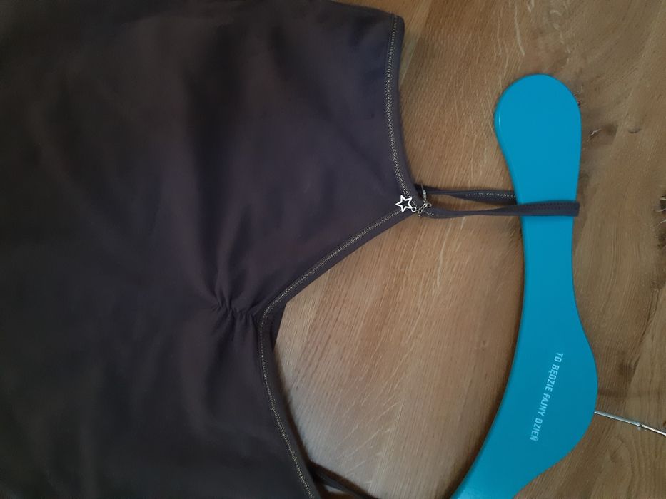 Atmosphere mega top czekoladowo - złoty cotton elastic r L i 40 - 42