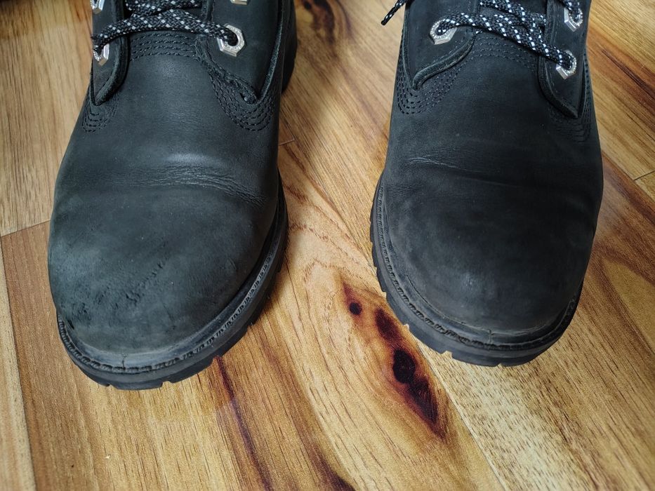 TIMBERLAND rozmiar 39 czarne buty, skóra naturalna